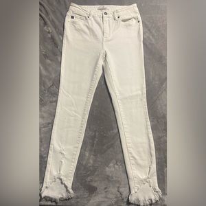 KanCan Skinny Stretch High Rise Jeans/Size 27/Color White